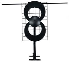 Antena de TV Digital Direct ClearStream 2V UHF/VHF - Alcance de 60+ Milhas
