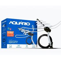 Antena de TV Digital Externa com suporte e Cabo 16 Metros DTV-3000