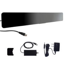 Antena de TV digital HD amplificada interna UltraPro 52185 preta