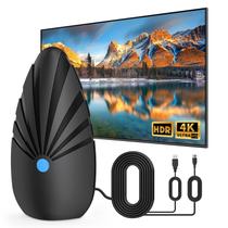 Antena de TV Digital Nogyzo Interna/Externa - Alcance de 900+ Milhas