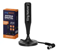 Antena De Tv Digital Sing Nature Full Hd 4k Interna/externa Smart Led Lcd 5 Metros C/ Imã Sing-101