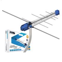 Antena de TV Digital UHF VHF Completa 10 DBI Cabo e Suporte