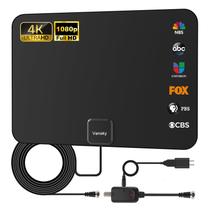 Antena de TV interna amplificada digital HDTV 1080p VHF UHF