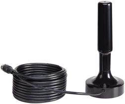 Antena De Tv Interna Hdtv Digital Portátil Base Magnética Cabo 2.5 Metros