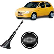 Antena Decorativa Para Teto Traseiro E Emblema Da Grade Corsa