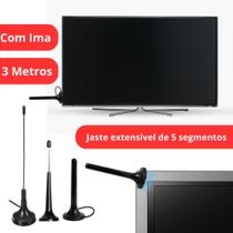 Antena Digital 4k Hd Para Tv Samsung LG Smart Led Lcd 3d Int/ext Uhf 5 Metros Antena Digital 4k Hd Para Tv Samsung LG Smart Led Lcd 3d Int/ext Uhf 5 Metros