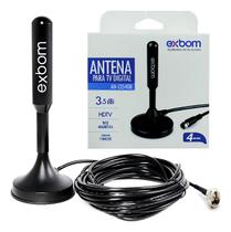 Antena Digital 4M Para Tv Smart Led Lcd 4k 3d Interna e externa UHF Exbom Antena Digital 4M Para Tv Smart Led Lcd 4k 3d Interna e externa UHF Exbom