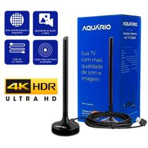 Antena Digital 5 Em 1 Vhf Uhf Fm Hdtv 4k - Dtv100p - Aquário