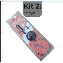 Antena Digital 5 metros interna Sinal TV HDTV Base Imã Externo a prova d'agua Antena:Antena 4DBI (5M)