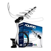 Antena Digital Alta Captação Sinal Hdtv Com Cabo 16 Metros - Aquário