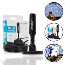 Antena Digital Amplificada Hdtv/Uhf/Vhf Interna/Externa 5m Prova Dagua - Exbom