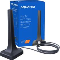 Antena Digital Aquario Interna Com Cabo 2.5m Dtv-200 Hdtv