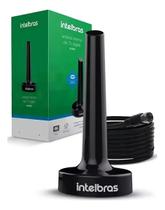 Antena Digital De Tv Interna Uhf/hdtv Intelbras Ai2025 Cor Preto Antena Digital De Tv Interna Uhf/hdtv Intelbras Ai2025 Cor Preto