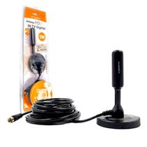 Antena Digital HD TV Digital 360 Ecooda De Recepção Fio De 5 Metros EC2227