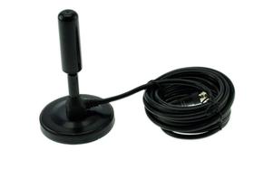 Antena Digital HD TV Interna e Externa com Base de Imã e 4,3 mt Cabo - Imporiente