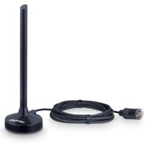 Antena digital hdtv cabo com 2,5 metros conector f macho vhf/uhf/fm/hdtv/4k dtv-100p - AQUARIO Antena digital hdtv cabo com 2,5 metros conector f macho vhf/uhf/fm/hdtv/4k dtv-100p - AQUARIO