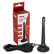 Antena Digital HDTV Haste alongável Base Magnética Cabo 3m - Tomate