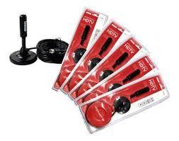 Antena Digital HDTV Interna e Externa com Cabo de 5m - Tomate MTA-3005