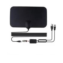 Antena Digital Interna 4k Hdtv Uhf Vhf Amplificador Sinal - Nova Voo