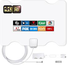 Antena Digital Interna 6K 1090p HD com Amplificador de Sinal