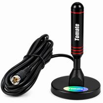 Antena Digital Interna e Externa 4K HDTV À Prova d'água Hdtv Uhf 3.5 dbi Cabo 3 Metros Base Com Imã
