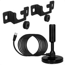 Antena Digital Interna e Externa HDTV com Suporte Universal para TV 13 á 70 Polegadas Antena Digital Interna e Externa HDTV com Suporte Universal para TV 13 á 70 Polegadas