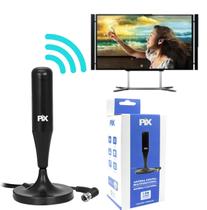 Antena Digital Interna Externa Hdtv Portátil Tv Prova Agua - PIX