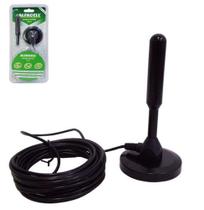 antena digital interna / externa hdtv / vhf / uhf / fm com base imantada e cabo 4,3m - IMPORIENTE antena digital interna / externa hdtv / vhf / uhf / fm com base imantada e cabo 4,3m - IMPORIENTE