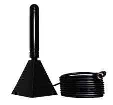 Antena Digital Interna/Externa Jade c/ 1,2 Metros de Cabo Base Imantada - Capte