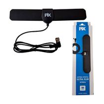 Antena Digital Interna Hdtv Ulta Slim cabo 1m Conector F 90 - PIX