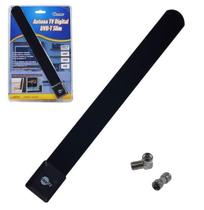 Antena Digital Interna Hdtv Vhf Uhf Fm Dvb-T Slim 30Cm Na Cartela - Western