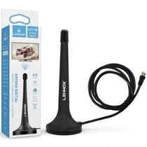 Antena Digital Interna Lehmox LEY-56 Para Monitor TV E Projetor Com Conversor Sintonia Tudo Em HD