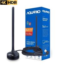 Antena Digital Para Tv Interna Full HDTV VHF UHF 4K - Aquário