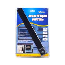 Antena Digital Slim Interna Hd Tv Vhf Dtv Fm Hdtv Sem Cabo