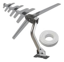 Antena Digital Tv Externa UHF HDTV 1 Cabo Coaxial De Alumínio SHD-8100K Brasforma Antena Digital Tv Externa UHF HDTV 1 Cabo Coaxial De Alumínio SHD-8100K Brasforma