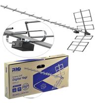 Antena Digital Yagi Alto Ganho Longo Alcance 4k 18dbi Rural Boca Jacaré