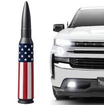 Antena EcoAuto 50 Cal Bullet para Chevy Silverado e GMC Sierra Antena EcoAuto 50 Cal Bullet para Chevy Silverado e GMC Sierra