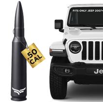 Antena EcoAuto 50 Cal Bullet para Jeep Wrangler JK JL 2007+ Antena EcoAuto 50 Cal Bullet para Jeep Wrangler JK JL 2007+