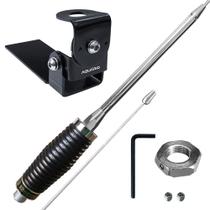 Antena Enfeite Bobinada Alongador 1,35m Suporte Adaptável Caminhonete Pickup Carroceria Camionete Antena Enfeite Bobinada Alongador 1,35m Suporte Adaptável Caminhonete Pickup Carroceria Camionete