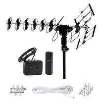 Antena externa Five Star HD TV, alcance de 200 milhas, rotação de 360