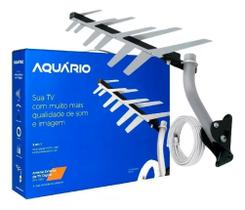 Antena Externa Para Tv Digital Hd 4k 3 Em 1 Aquário Dtv-1500
