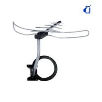 Antena Externa TV 4 em 1 Completa, Aquario, DTV-3000, Prata, Médio