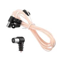 Antena FM 75 Ohm F Tipo Plugue Macho para Antena Receptor de Sinal Estéreo de Rádio Doméstico