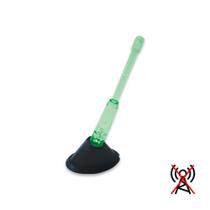 Antena Haste Curta Decorativa Led Verde Para Teto de Carro Veículo Universal 150mm Parte Traseira