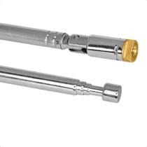 Antena Haster Cromada 4 Estágios Para TV e Rádio 18.5cm a 52cm Uhf Vhf