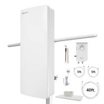 Antena HDTV ANTOP AT-800SBS Externa e Interna Alcance de 85 Milhas