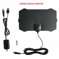Antena Interna + Amplificador Sinal Hdtv Para Tv Digital 03a