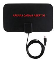 Antena Interna Amplificadora Sinal Hdtv Para Tv Digital 01