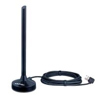 Antena Interna Aquário Digital HDTV, VHF, UHF, 4K e FM