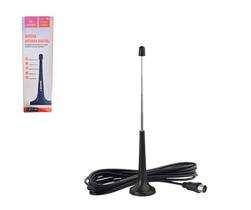 Antena Interna Digital HDTV Lehmox 3m Cabo Alta Definição